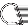 Avery Heavy-Duty Non Stick View Binder with DuraHinge and Slant Rings, 3 Rings, 0.5" Capacity, 11 x 8.5, White, (5234) View Product Image