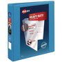 Avery Heavy-Duty Non Stick View Binder with DuraHinge and Slant Rings, 3 Rings, 1.5" Capacity, 11 x 8.5, Light Blue, (5401) View Product Image