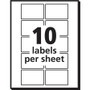 Avery Removable Multi-Use Labels, Inkjet/Laser Printers, 1 x 1.5, White, 10/Sheet, 50 Sheets/Pack, (5434) View Product Image