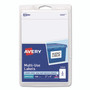 Avery Removable Multi-Use Labels, Inkjet/Laser Printers, 2 x 4, White, 2/Sheet, 50 Sheets/Pack, (5444) View Product Image
