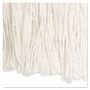 Boardwalk Cut-End Wet Mop Head, Rayon, No. 20, White, 12/Carton View Product Image