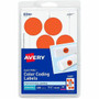 Avery 1-1/4" Color-Coding Labels - 1 1/4" Diameter - Removable Adhesive - Round - Laser - Red Product Image 