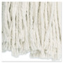 Boardwalk Cut-End Wet Mop Head, Cotton, No. 24, White View Product Image