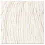 Boardwalk Cut-End Wet Mop Head, Cotton, No. 24, White View Product Image