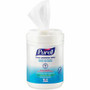 PURELL Alcohol Hand Sanitizing Wipes - 6" Width x 7" Length - White - 175/Tub - (GOJ903106) Product Image 