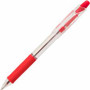 Pentel Recycled Retractable R.S.V.P. Pens - 1 mm Medium Pen Point - Refillable - Retractable - Red Ink - Clear Barrel Product Image 