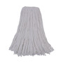 Boardwalk Mop Head, Premium Standard Head, Rayon Fiber, 32oz, White, 12/Carton View Product Image