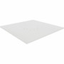 Lorell Hospitality/Conference Tabletop - 42" Width x 1" Thickness x 42" Length - Band Edge - White Table Top - For Reception Area, Conference Table, Breakroom, Lobby, Meeting, Office Product Image 