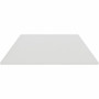 Lorell Hospitality/Conference Tabletop - 42" Width x 1" Thickness x 42" Length - Band Edge - White Table Top - For Reception Area, Conference Table, Breakroom, Lobby, Meeting, Office Product Image 