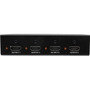 Tripp Lite series B118-004-UHD-2 4-Port 4K 3D HDMI Splitter - 3840  2160 - 22.97 ft Maximum Operating Distance - 1 x HDMI In - 4 x HDMI Out - Metal Product Image 
