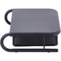 Lorell Mesh Wire Monitor Stand - Desktop - Powder Coated - Steel Product Image 