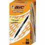 BIC SoftFeel Retractable Ball Pens - 1 mm Medium Pen Point - Retractable - Black Ink - Black Barrel Product Image 