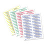 Avery Removable File Folder Labels with Sure Feed Technology, 0.66 x 3.44, White, 30/Sheet, 25 Sheets/Pack AVE6466 View Product Image