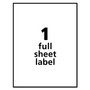 Avery Removable Multi-Use Labels, Inkjet/Laser Printers, 8.5 x 11, White, 25/Pack View Product Image
