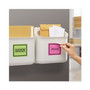 Avery High-Vis Removable Laser/Inkjet ID Labels w/ Sure Feed, 3.33 x 4, Neon, 72/PK View Product Image