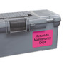 Avery High-Vis Removable Laser/Inkjet ID Labels w/ Sure Feed, 3.33 x 4, Neon, 72/PK View Product Image