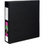 Avery Durable Non-View Binder with DuraHinge and EZD Rings, 3 Rings, 2" Capacity, 11 x 8.5, Black, (8502) View Product Image