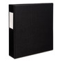 Avery Durable Non-View Binder with DuraHinge and EZD Rings, 3 Rings, 2" Capacity, 11 x 8.5, Black, (8502) View Product Image