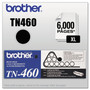 Brother TN460 High-Yield Toner, 6,000 Page-Yield, Black (BRTTN460) View Product Image