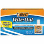 BIC Wite-Out Quick Dry Correction Fluid - Foam Wedge Applicator - 20 mL - White - Quick Drying, Spill Resistant Product Image 