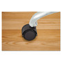 Master Caster Duet Dual Wheels, Grip Ring Type C Stem, 2" Soft Polyurethane Wheel, Matte Black, 5/Set View Product Image