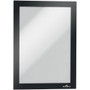 DURABLE DURAFRAME Magnetic Frame - 5.50" Holding Width x 8.50" Holding Height - Magnetic, Anti-glare, Four Sided, Sturdy - Plastic - Black Product Image 