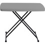 Iceberg IndestrucTable Classic Personal Folding Table, 30" x 20" x 25" to 28", Charcoal View Product Image