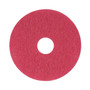 Boardwalk Buffing Floor Pads, 13" Diameter, Red, 5/Carton (BWK4013RED) View Product Image