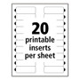 Avery The Mighty Badge Name Badge Holder Kit, Horizontal, 3 x 1, Laser, Silver, 10 Holders and 80 Inserts/Kit View Product Image
