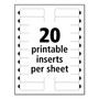 Avery The Mighty Badge Name Badge Holder Kit, Horizontal, 3 x 1, Laser, Gold, 50 Holders/120 Inserts View Product Image