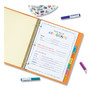 Avery Insertable Big Tab Dividers, 8-Tab, Double-Sided Gold Edge Reinforcing, 11 x 8.5, Buff, Assorted Tabs, 1 Set View Product Image