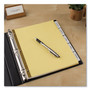 Avery Insertable Big Tab Dividers, 5-Tab, Double-Sided Gold Edge Reinforcing, 11 x 8.5, Buff, Clear Tabs, 24 Sets View Product Image