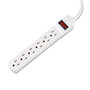 Innovera Power Strip, 6 Outlets, 6 ft Cord, Ivory (IVR73306) View Product Image