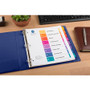 Avery Customizable TOC Ready Index Multicolor Tab Dividers, Extra Wide Tabs, 8-Tab, 1 to 8, 11 x 9.25, White, 1 Set (AVE11163) View Product Image