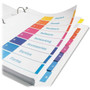 Avery Customizable TOC Ready Index Multicolor Tab Dividers, 8-Tab, 1 to 8, 11 x 8.5, White, Traditional Color Tabs, 6 Sets View Product Image