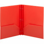 Smead Letter Pocket Folder - 8 1/2" x 11" - 80 Sheets Capacity - Double Tang Fastener(s) - 2 Pocket(s) - Polypropylene Product Image 
