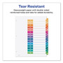 Avery Customizable TOC Ready Index Multicolor Tab Dividers, 15-Tab, 1 to 15, 11 x 8.5, White, Traditional Color Tabs, 6 Sets (AVE11197) View Product Image