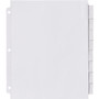 Avery Insertable Big Tab Dividers, 8-Tab, 11.13 x 9.25, White, Clear Tabs, 1 Set (AVE11223) View Product Image