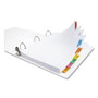 Avery Insertable Big Tab Dividers, 8-Tab, 11.13 x 9.25, White, Assorted Tabs, 1 Set (AVE11222) View Product Image