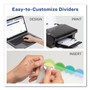 Avery Insertable Style Edge Tab Plastic 1-Pocket Dividers, 8-Tab, 11.25 x 9.25, Translucent, 1 Set View Product Image
