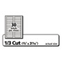 Avery Permanent TrueBlock File Folder Labels with Sure Feed Technology, 0.66 x 3.44, White, 30/Sheet, 60 Sheets/Box View Product Image