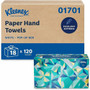 Kleenex Hand Towels with Premium Absorbency Pockets in a Pop-Up Box - 9" Width x 10.25" Length - White - Fiber - 120/Box Product Image 