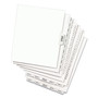 Avery Preprinted Legal Exhibit Side Tab Index Dividers, Avery Style, 26-Tab, 26 to 50, 11 x 8.5, White, 1 Set View Product Image