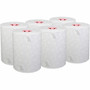 Scott Pro Slimroll Hard Roll Towels - 8" Width x 580 ft Length - White, Pink - Paper Product Image 
