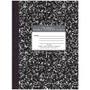 Roaring Spring Signature Collection Unruled Oversized Hard Cover Composition Book - 80 Sheets - 160 Pages - Plain - Sewn/Tapebound - Red Margin Product Image 