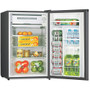 Lorell Compact Refrigerator - 3.20 ft - Manual Defrost - Manual Defrost - Reversible - 3.20 ft Net Refrigerator Capacity - (LLR72313) Product Image 