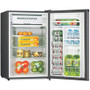 Lorell Compact Refrigerator - 3.20 ft - Manual Defrost - Manual Defrost - Reversible - 3.20 ft Net Refrigerator Capacity - (LLR72313) Product Image 