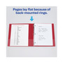 Avery Heavy-Duty View Binder with DuraHinge and Locking One Touch EZD Rings, 3 Rings, 4" Capacity, 11 x 8.5, Red View Product Image