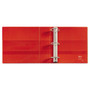 Avery Heavy-Duty View Binder with DuraHinge and Locking One Touch EZD Rings, 3 Rings, 3" Capacity, 11 x 8.5, Red View Product Image