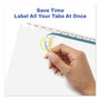 Avery Print and Apply Index Maker Clear Label Dividers, 12-Tab, White Tabs, 11 x 8.5, White, 5 Sets View Product Image